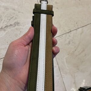 Suede and Leather Bag Strap